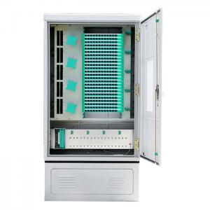 FTTH outdoor 288 core optical fiber cabinet SMC Optical Fiber Distribution cabinet 288 ODF cabinet Waterproof IP65