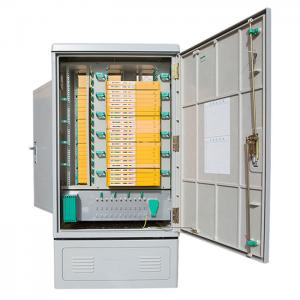FTTH 576 core optical fiber cabinet SMC Optical Fiber Distribution cabinet 576 ODF cabinet outdoor Waterproof IP65